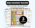 Bible Reading Tracker: Books of the Bible Color Tracker (Printable)