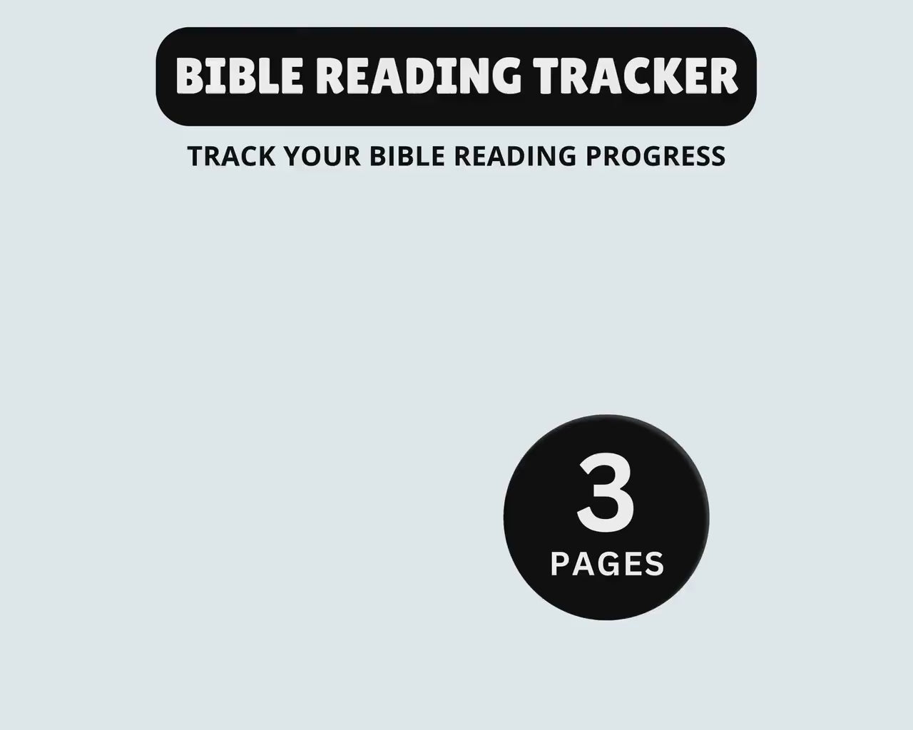 Bible Reading Tracker: Books of the Bible Color Tracker (Printable)